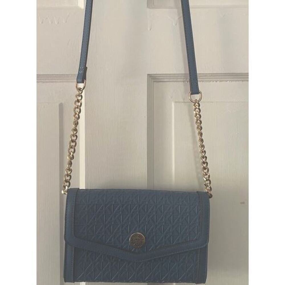 Anne Klein crossbody Blue‎ Purse New